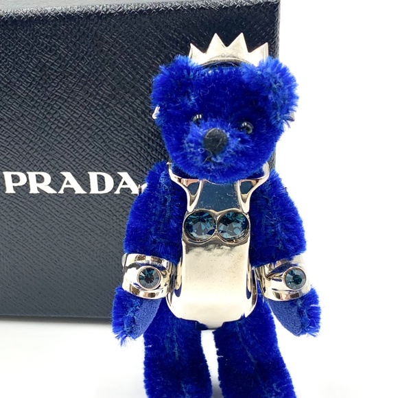 PRADA Mohair King Robot Bear keyring/bag charm - Picture 6 of 7